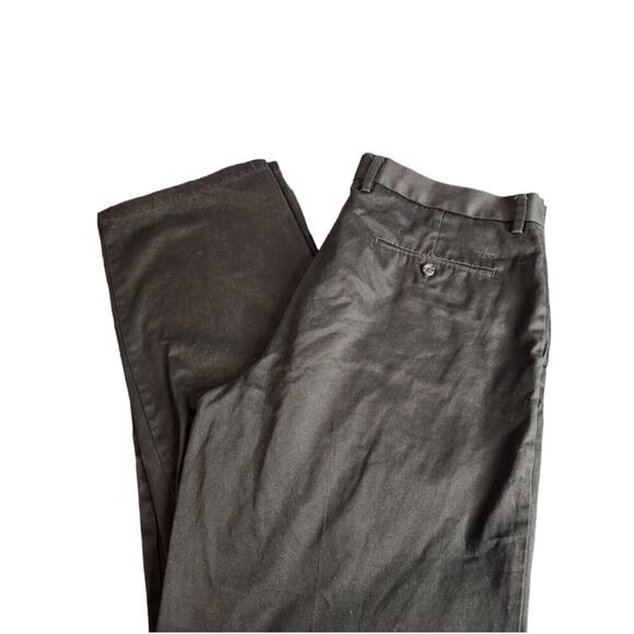 Dockers signature khaki men's 38 x 34 black pants relaxed fit D4 - Picture 1 of 12